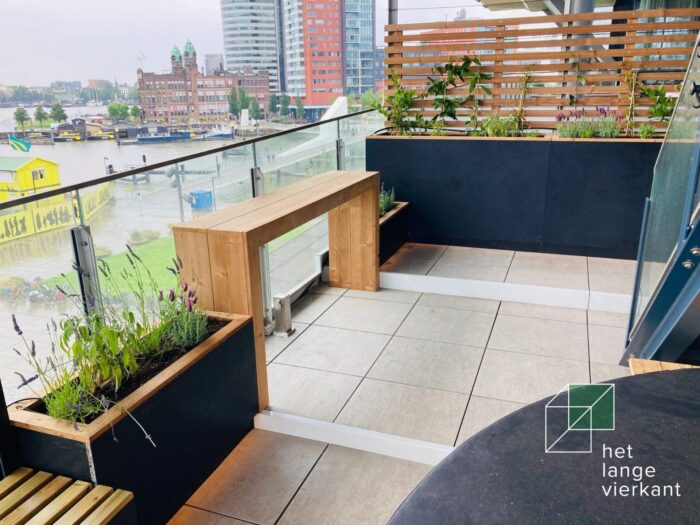 Dakterras het lange vierkant Rotterdam Katendrecht