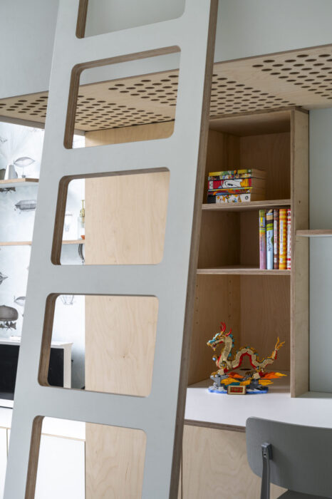 het lange vierkant interieur