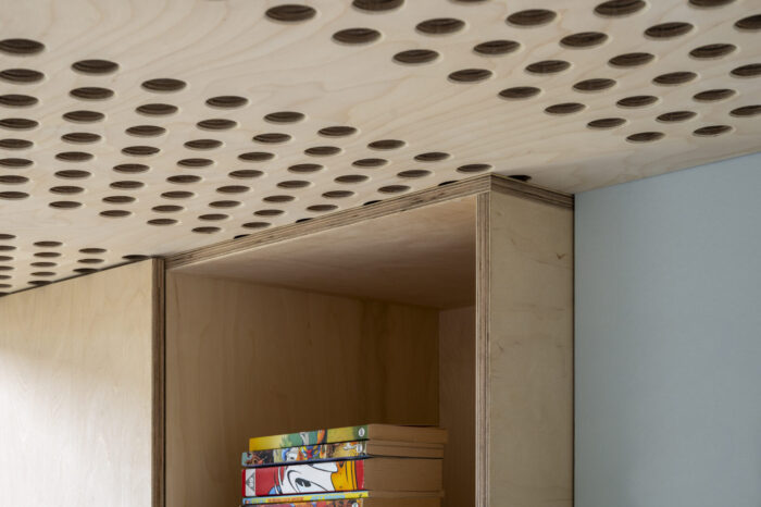 het lange vierkant interieur